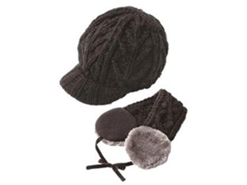 「耳まで暖かい手編み帽子」
