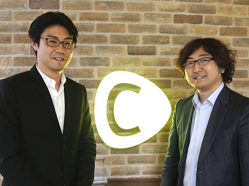 Cチャンネルの森川社長（写真右）と矢部統括プロデューサー