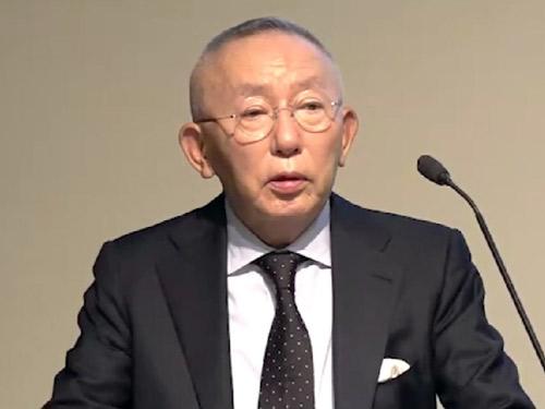 ファーストリテイリングの代表取締役会長兼社長　柳井正代表