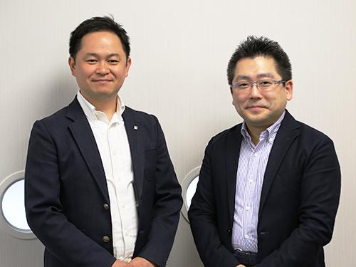 チュチュアンナ・上田崇敦取締役副社長（写真左）と合同会社さくら・仲庭拓也代表
